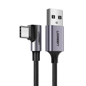 USB, USB-C kaapeli 90° liittimellä 6A Ugreen