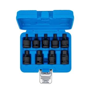 Voimahylsysarja 1/2" kuusiokolo lyhyet BGS-5485