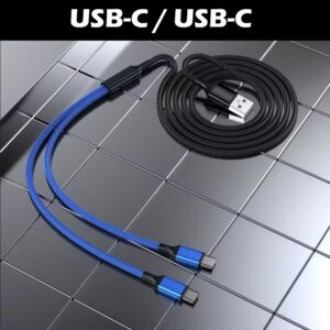 USB , USB-C / Micro-USB / Lightning kaapeli 6A , 50w Ugreen