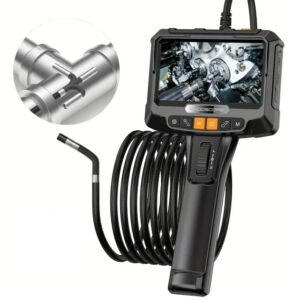 Endoskooppi 5.0'' näytöllä HD 1080P Vesitiivis kääntyvä pää 1m / 2m