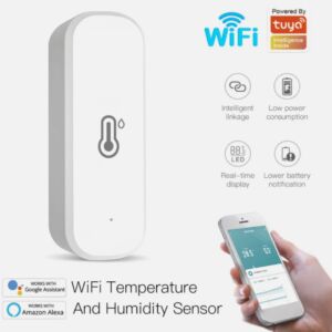 Langaton lämpö- ja kosteusmittari WiFi Tuya