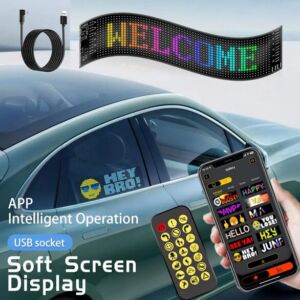 LED Näyttö RGB Ohjelmoitava APP Ipixel K16cm L90cm