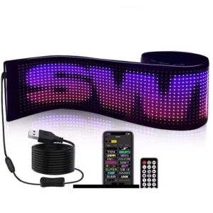 LED Näyttö RGB Ohjelmoitava APP Ipixel K10cm L35cm
