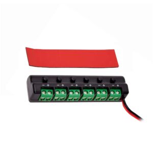 Jakotukki 12 V 6-porttinen ON / OFF Axxel