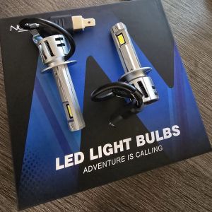 H1 LED-Ajovalopolttimot 100w SUORA SOPIVUUS PARI